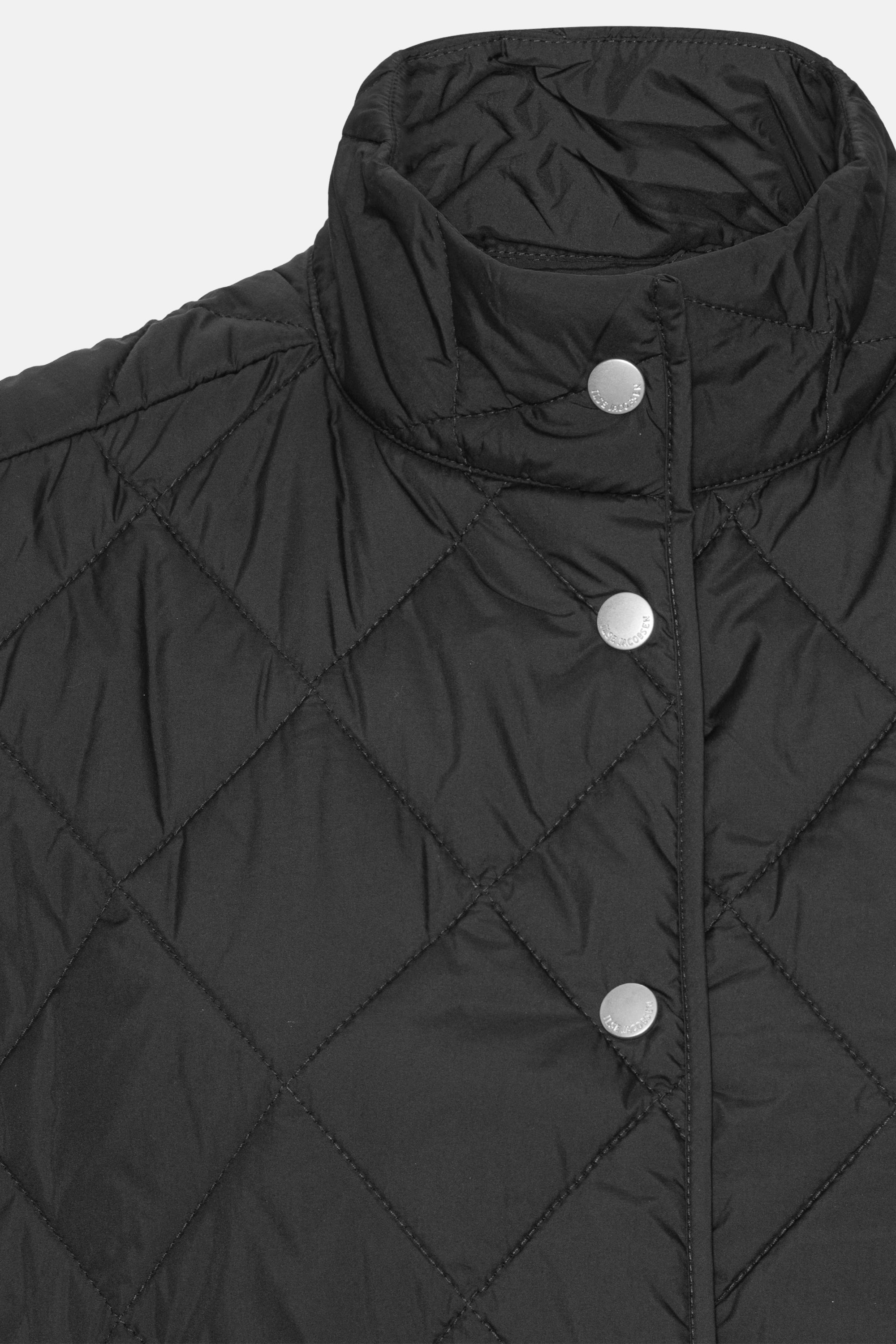 Quilted Short Vest - Dark Indigo